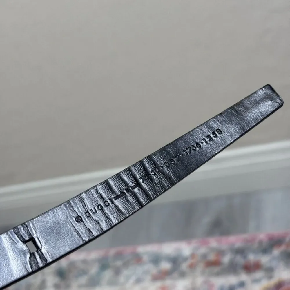Gucci Tom Ford Black Leather Belt - Picture 6 of 7